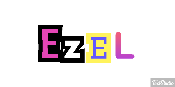 Ezel Tekst effect