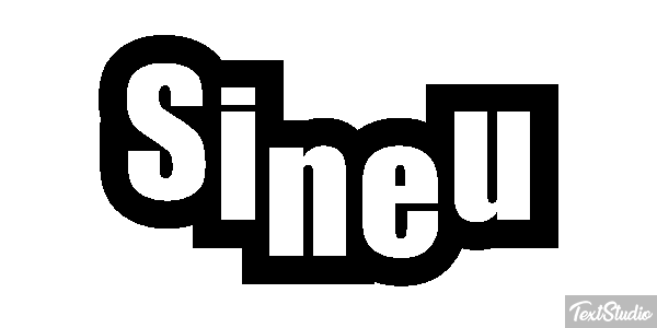 Sineu Effet de texte
