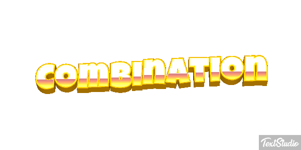 Combination Text effect