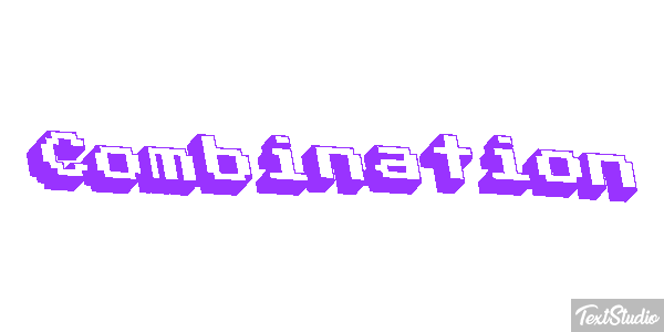Combination Text effect