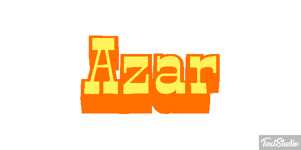 Azar Text effect