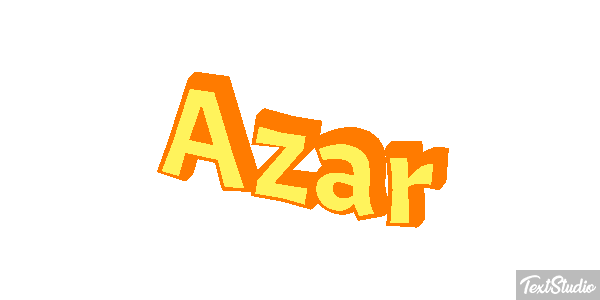 Azar Text effect