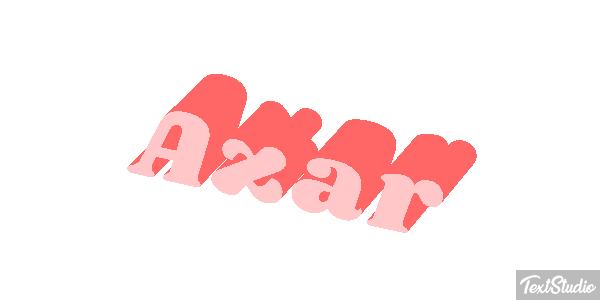 Azar Text effect