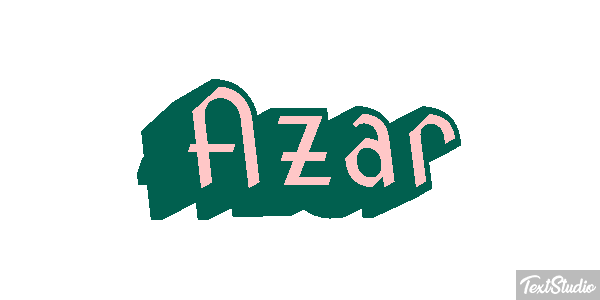 Azar Text effect