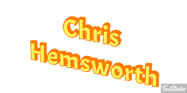 Chris Hemsworth Efeito do texto