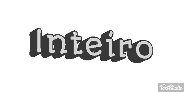 Inteiro Efeito do texto