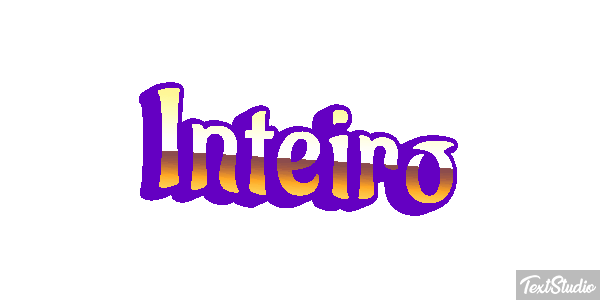 Inteiro Efeito do texto