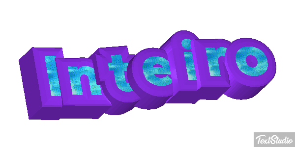 Inteiro Efeito do texto
