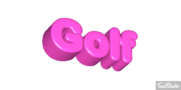 Golf Text effect