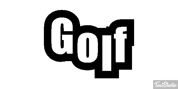 Golf Text effect