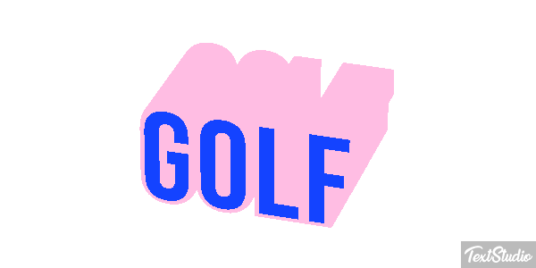 Golf Text effect