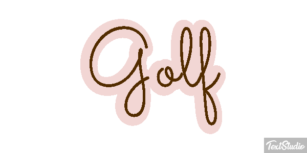 Golf Text effect