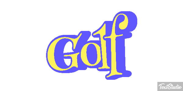 Golf Text effect