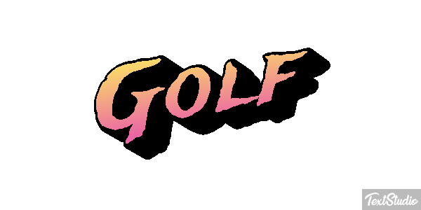 Golf Text effect