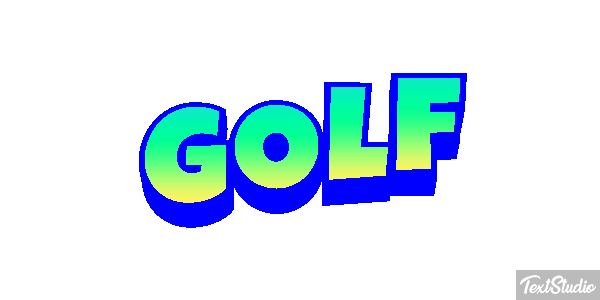Golf Text effect
