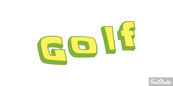 Golf Text effect