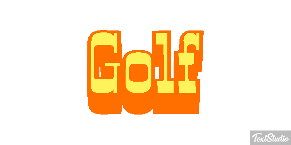 Golf Text effect