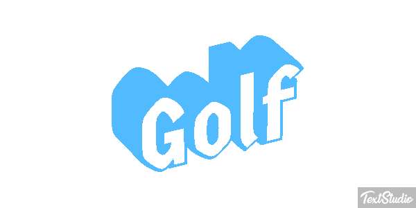 Golf Text effect