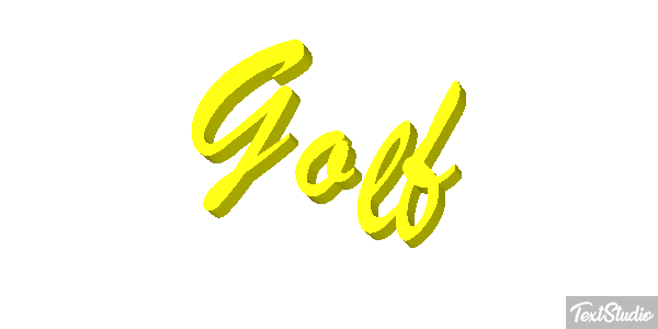 Golf Text effect