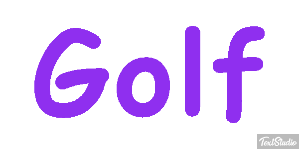 Golf Text effect