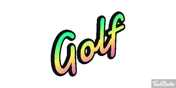 Golf Text effect