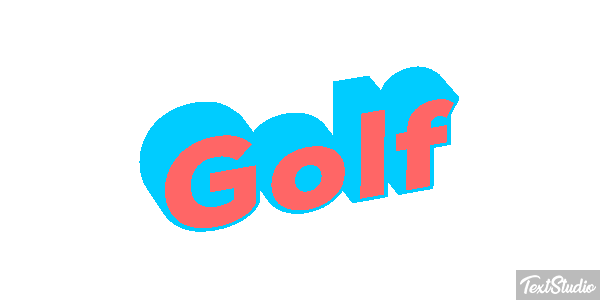 Golf Text effect