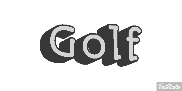 Golf Text effect