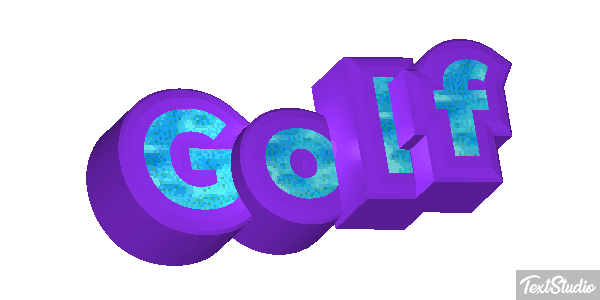 Golf Text effect