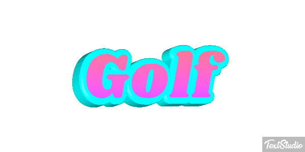Golf Text effect
