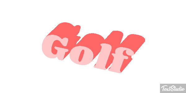 Golf Text effect