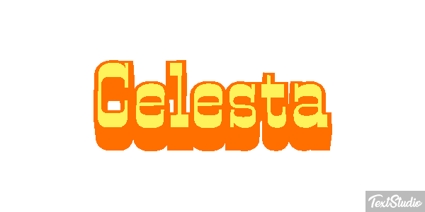 Celesta Text effect