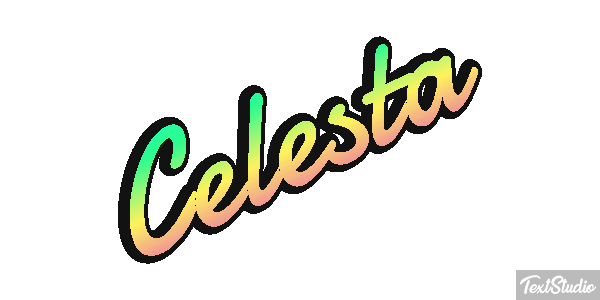 Celesta Text effect
