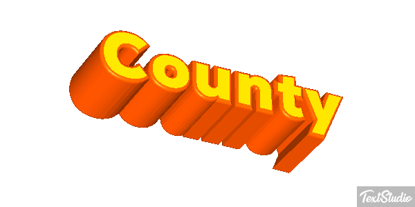County Effet de texte