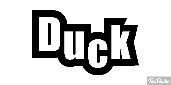 Duck Text effect