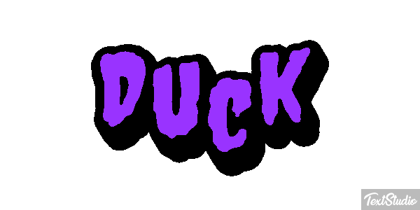 Duck Text effect