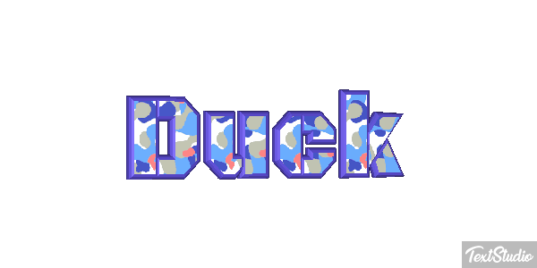 Duck Text effect