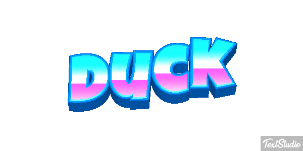 Duck Text effect