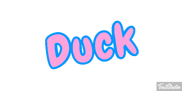 Duck Text effect