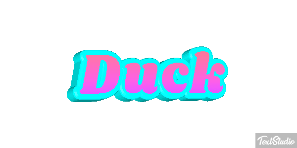 Duck Text effect