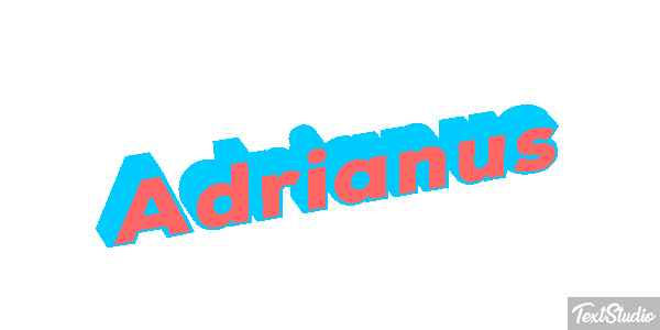 Adrianus Effet de texte
