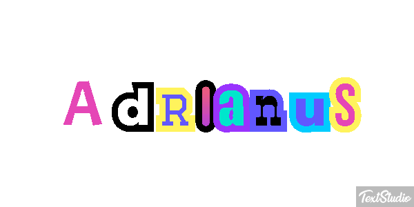 Adrianus Effet de texte