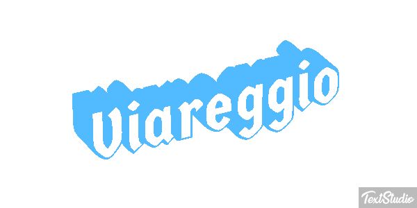 Viareggio Efecto de texto
