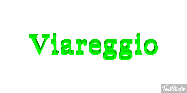 Viareggio Efecto de texto
