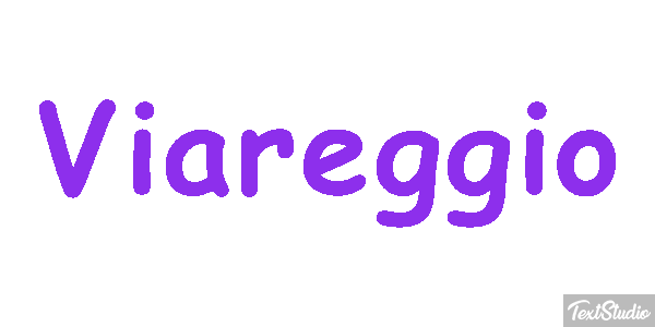 Viareggio Efecto de texto