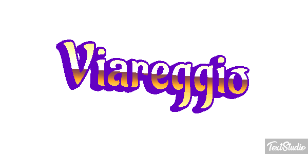 Viareggio Efecto de texto