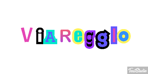 Viareggio Efecto de texto