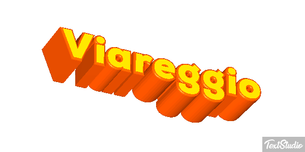Viareggio Efecto de texto