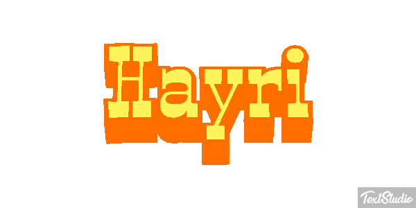 Hayri Effetto testo