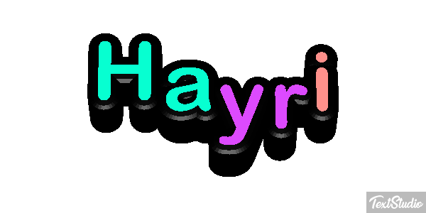 Hayri Effetto testo