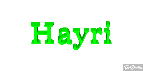 Hayri Effetto testo